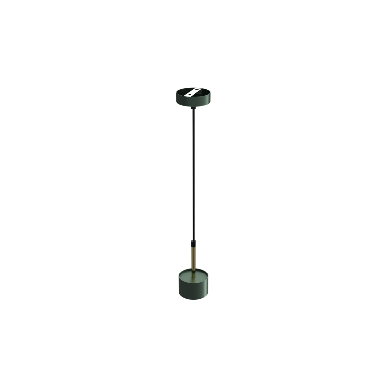 Lampa wisząca ARENA GREEN/GOLD 1xGX53