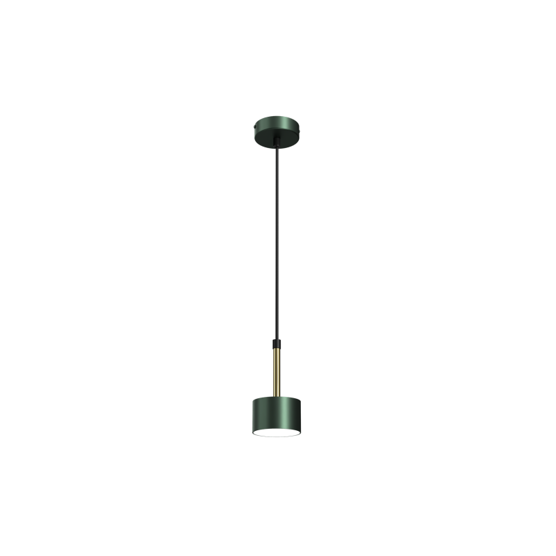 Lampa wisząca ARENA GREEN/GOLD 1xGX53