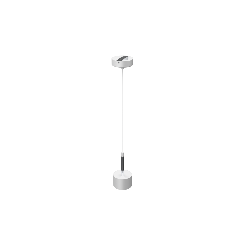 Lampa wisząca ARENA WHITE/SILVER 1xGX53