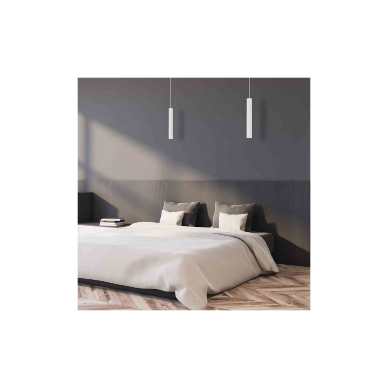 Lampa wisząca HUDSON WHITE 1xGU10