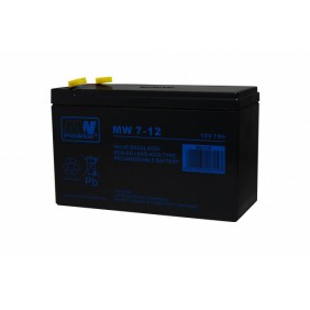 Akumulator bezobsługowy AGM 12V 7Ah MW 7-12