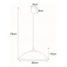 Lampa wisząca K-3513 z serii UFO K-3513