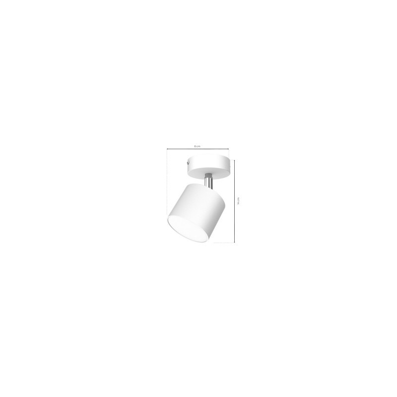 Kinkiet DIXIE WHITE 1xGX53