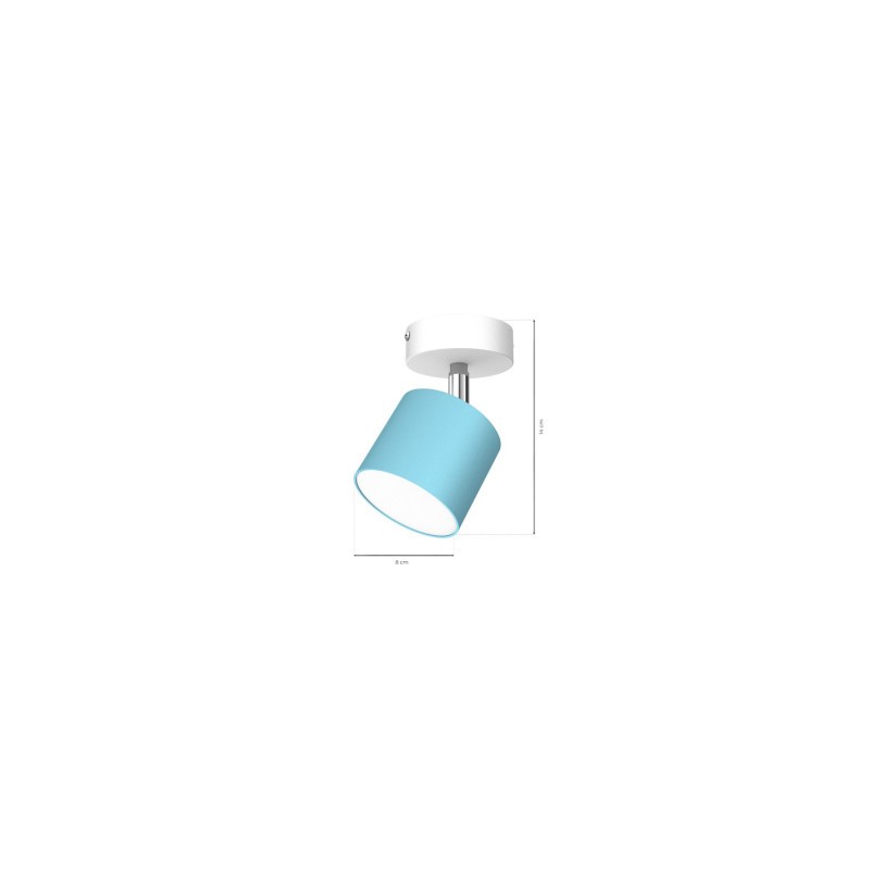 Kinkiet DIXIE BLUE 1xGX53