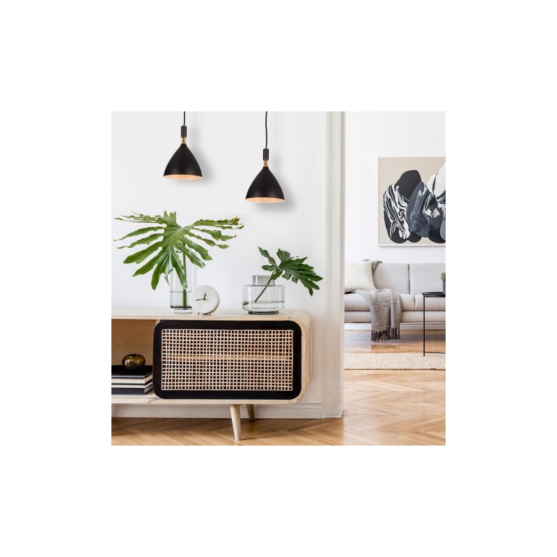 Lampa wisząca OTTO BLACK/GOLD 1xE27
