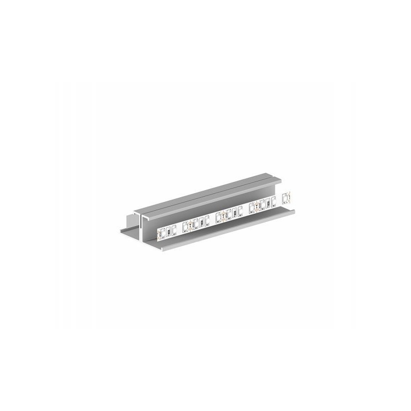 Profil LED nawierzchniowy P9-1 czarny - 2m