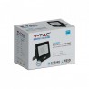 Projektor LED V-TAC 20W SAMSUNG CHIP Czujnik Ruchu Czarny Z MUFĄ VT-128S 3000K 1510lm 5 Lat Gwarancji