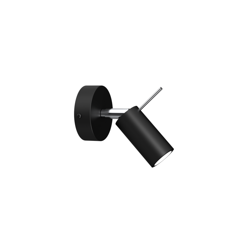 Kinkiet PRESTON BLACK/CHROME 1x mini GU10
