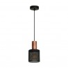 Lampa Wisząca ARES BLACK 1xE27