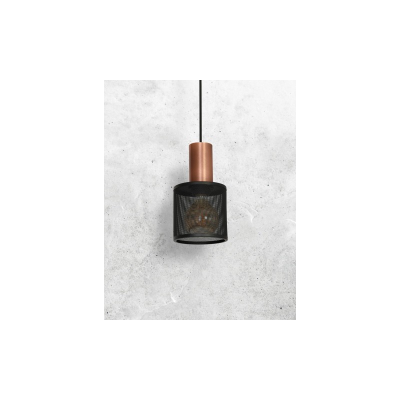 Lampa Wisząca ARES BLACK 1xE27