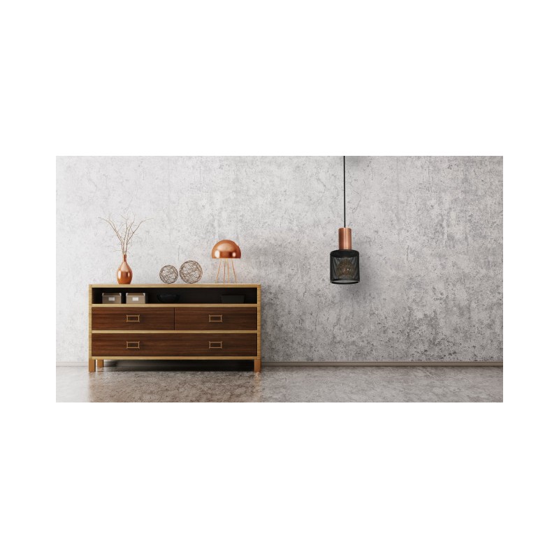 Lampa Wisząca ARES BLACK 1xE27