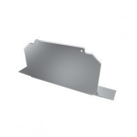 Zaślepka aluminiowa pełna do profilu LARGO M3 - SREBRNA
