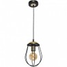 Lampa wisząca OLIMP BLACK / GOLD 1xE27 60W