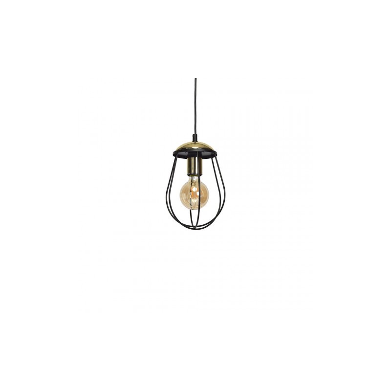 Lampa wisząca OLIMP BLACK / GOLD 1xE27 60W
