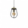 Lampa wisząca OLIMP BLACK / GOLD 1xE27 60W