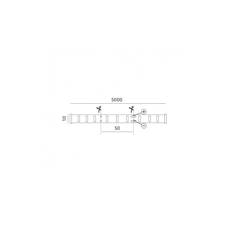 Taśma LED TRAMO 150 diod 5050 IP65 RGB 5m