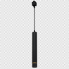 TRACK PENDANT BlACK/GOLD 3W LED