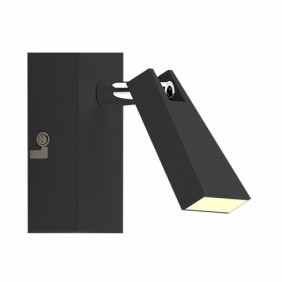 Kinkiet nowoczesny LED 5W czarny CK99603A-1B SPAZIO - 4000K