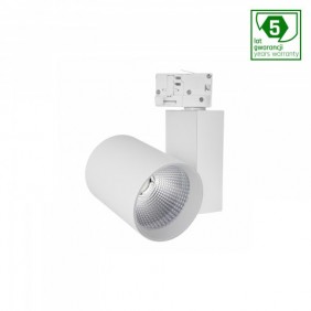 Biała lampa szynowa LED 27W MDR GEMINA 1 MEAT 12ST - 2700K