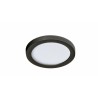 SLIM 9 ROUND 4000K IP44 BLACK