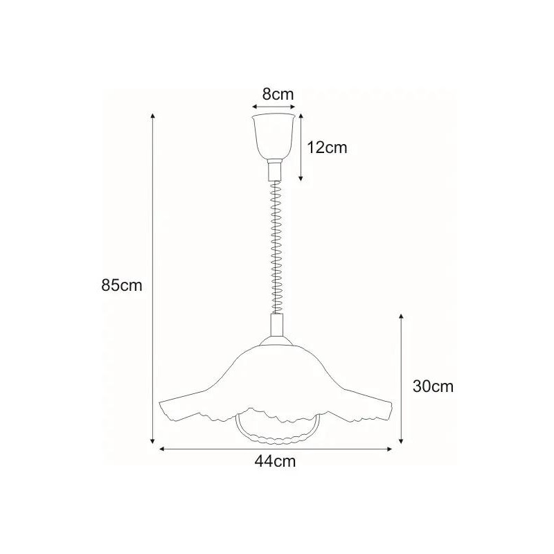 Modna lampa wisząca K-3264 z serii LAMBADA K-3264