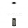 Oprawa Wisząca V-TAC Czarny Mat Canopy VT-7131