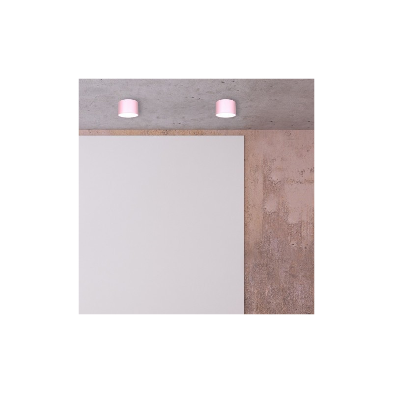 Lampa sufitowa DIXIE Pink/White  1xGX53