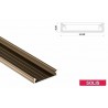 Profil LED aluminiowy - LUMINES Typ Solis Inox anodowany 2m