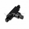 Łącznik Szynoprzewodu T Track Light 3 fazowy Czarny V-TAC
