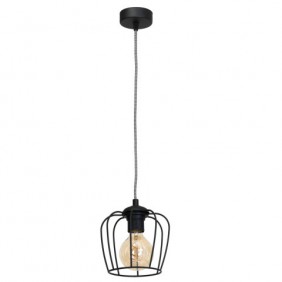 Lampa wisząca VINTAGE CZARNA I 1xE27