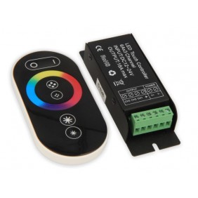 Kontroler LED RGB RF 12V~24V 18A + pilot dotykowy