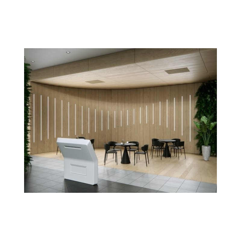 Profil LED wpuszczany Lumines typ W srebrny - 2 m
