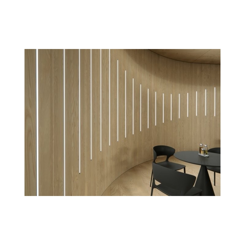 Profil LED wpuszczany Lumines typ W srebrny - 2 m