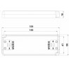 Zasilacz LED 12V 30W POS FTPC 2,5A - ultrapłaski