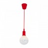 Lampa Wisząca Bubble Red 5W E14 Led Czerwona