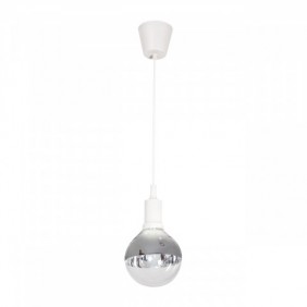 LAMPA WISZĄCA BUBBLE WHITE 5W E14 LED