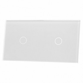Panel Szklany Livolo 7011-61 - 1+1 - Biały