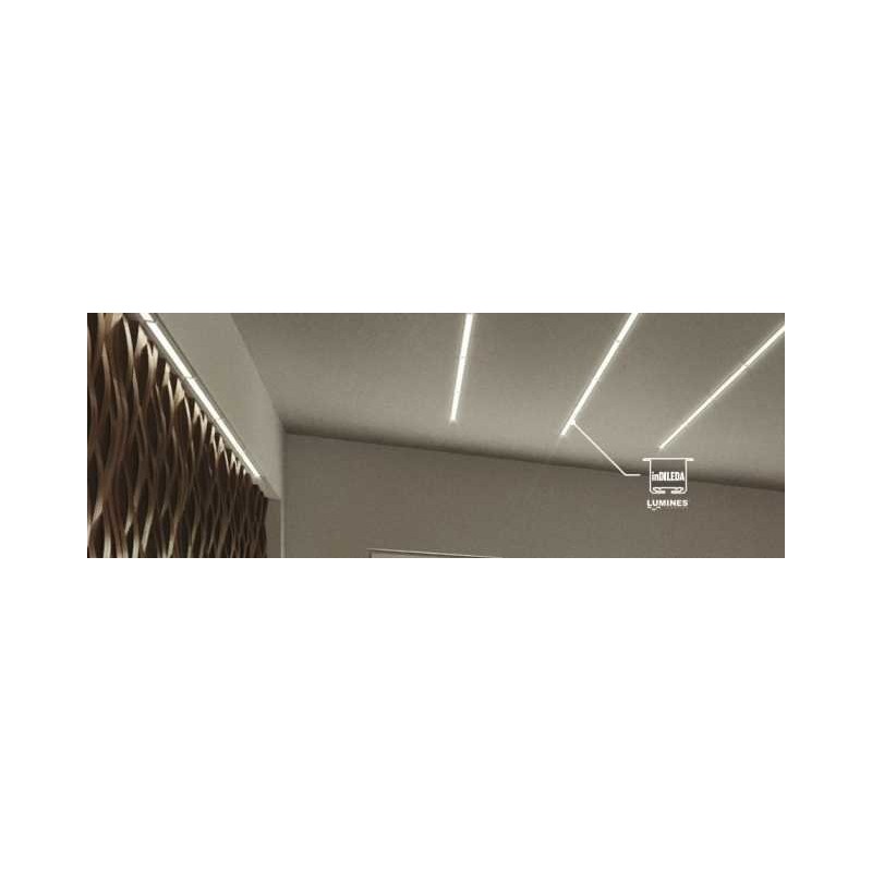 Profil aluminiowy do taśm LED - inDILEDA - srebrny anodowany - 1 metr