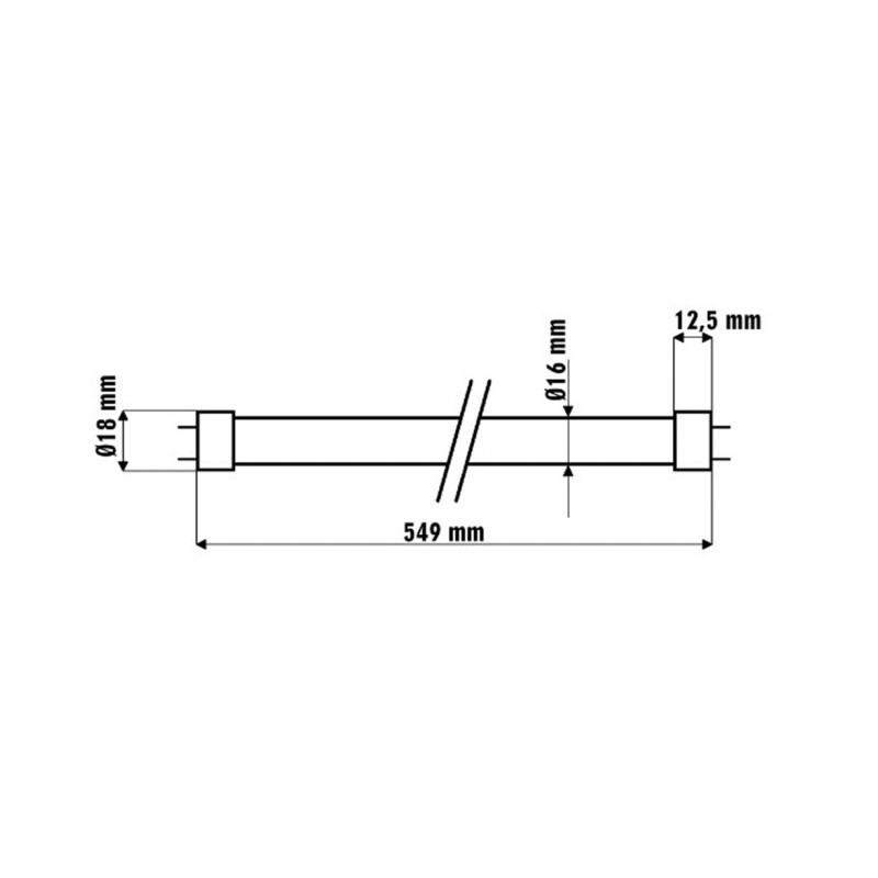 Świetlówka LED T5 11W 4000K 12VDC Uniwersalna