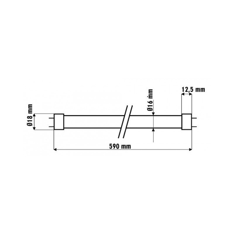 Świetlówka LED do akwarium T5 13W 6000K 12VDC Aqua