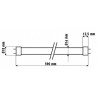 Świetlówka LED do akwarium T5 13W 6000K 12VDC Aqua