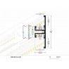 Profil LED dekoracyjny BACK10 surowy TOPMET - 2m