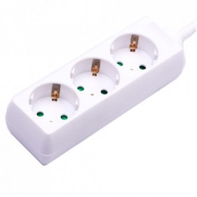 Przedłużacz 3 gniazda V-TAC (3G 1.5MM2 X 3M) Biały VT-1103