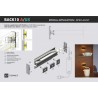 Profil LED dekoracyjny BACK10 czarny TOPMET - 1m