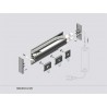 Profil LED dekoracyjny BACK10 czarny TOPMET - 1m