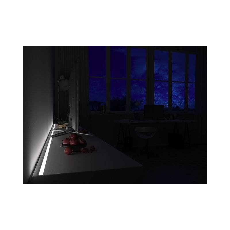 Profil LED aluminiowy P4-1 czarny - 2m