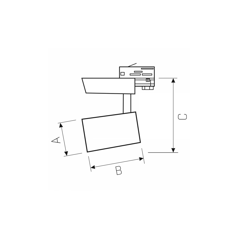 Szynowy reflektor LED biały 40ST MDR GEMINA 2 BREAD 27W - 2700K