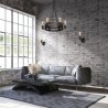 Kinkiet czarny loft RUSTY 1xE27