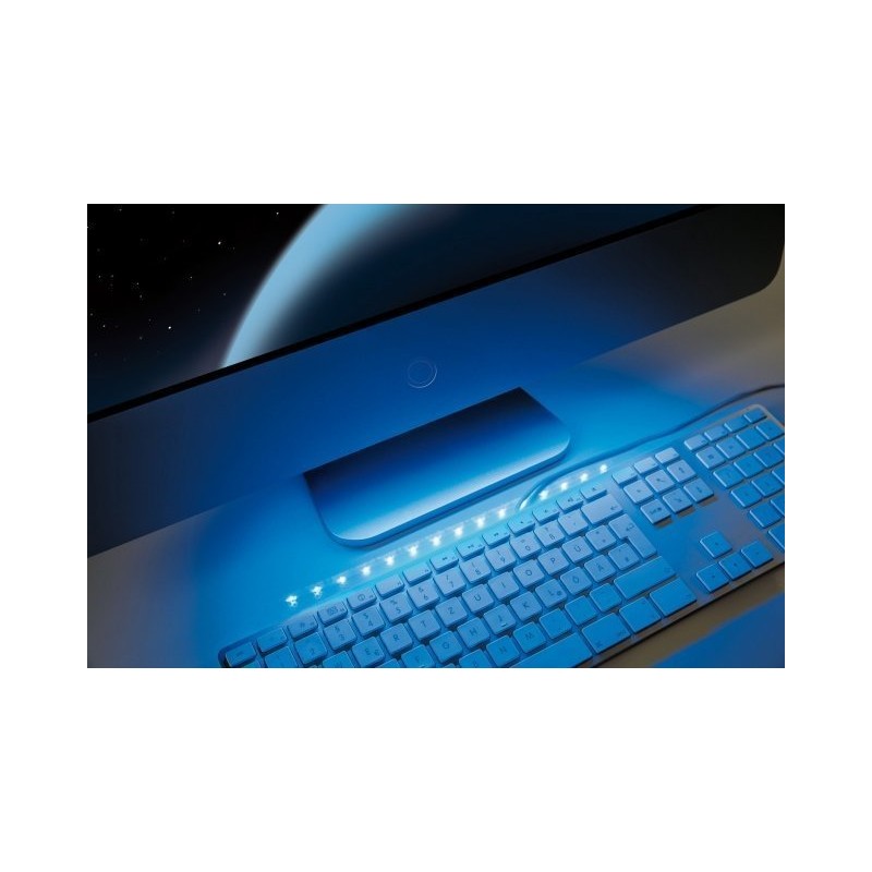 Taśma LED USB 30cm 1,5W niebieska