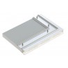 Profil aluminiowy do taśm LED - IPA12 - srebrny anodowany - 1 metr